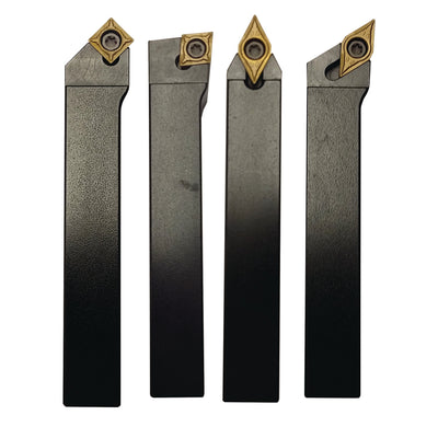 Turning tool set HM 16 mm, 4-part