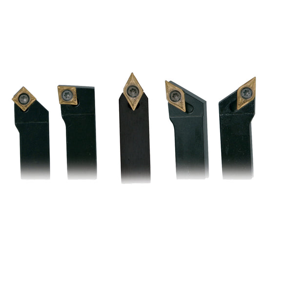 Turning tool set HM 16 mm, 5-part "Made in Germany"