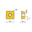 HM replacement inserts ISO SCMT09T304-2