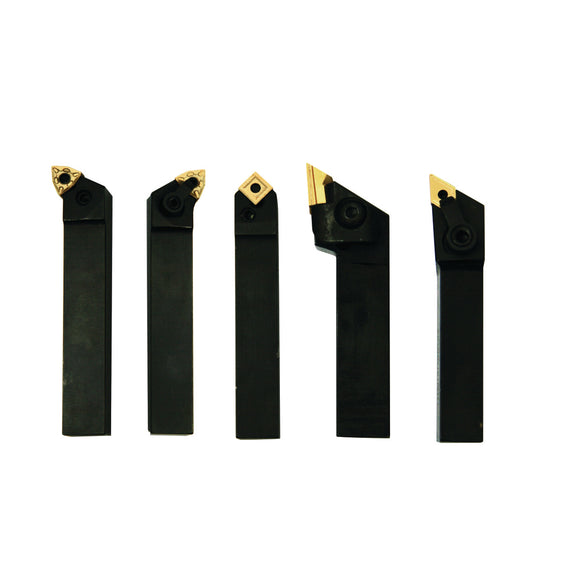 Turning tool set HM 16 mm, 5-part