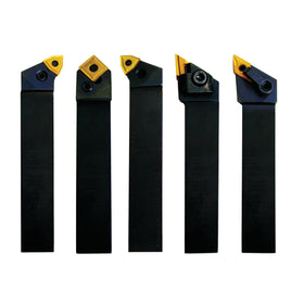 Turning tool set HM 25 mm, 5-part