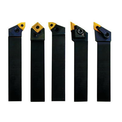 Turning tool set HM 25 mm, 5-part