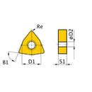 HM replacement inserts ISO WNMG080408-1
