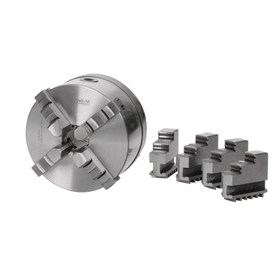 OPTIMUM four-jaw lathe chuck Cast Camlock, centre clamping Ø 160 mm Camlock DIN ISO 702-2 No. 4