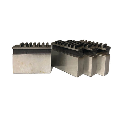 Block jaw set soft for four-jaw lathe chuck Ø 160 mm DIN 6350
