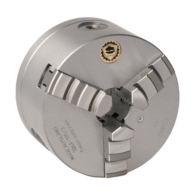 BISON three-jaw lathe chuck Camlock casting centre clamping Ø 160 mm Camlock DIN ISO 702-2 No. 4
