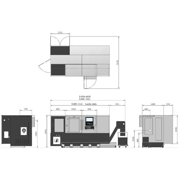 CNC lathe OPTIturn S 620
