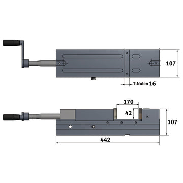 CNC hydraulic vice HCV 105 - 0