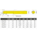 Boring tool right NCBP4R-27.10-005-YG812-2