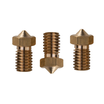 Brass nozzle set for 1.75 mm filament