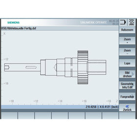 Software DXF reader for SIEMENS SINUMERIK control systems