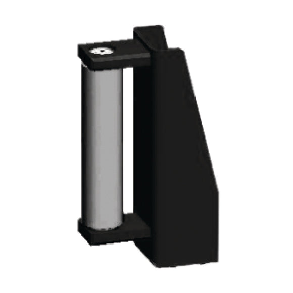 Lateral guide roller rigid