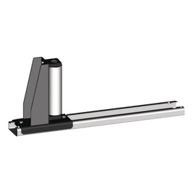 Lateral guide roller movable