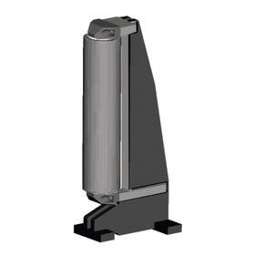 Lateral guide roller rigid