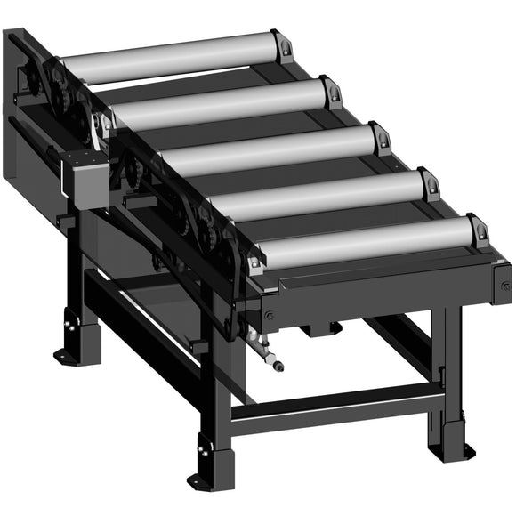 Roller conveyor extension 2000 x 620 mm, motorized