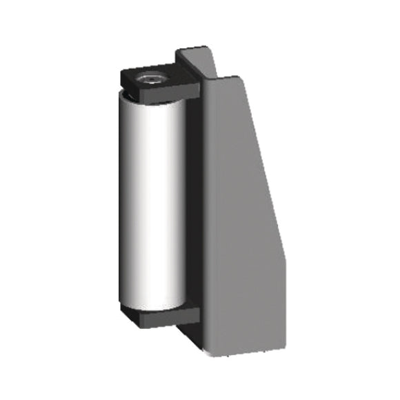 Lateral guide roller rigid