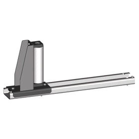 Lateral guide roller movable