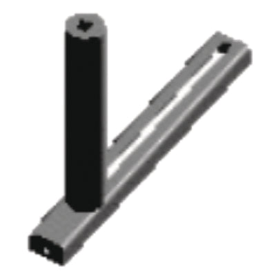 Lateral guide roller 290 mm, movable
