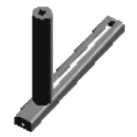 Lateral guide roller 290 mm, movable
