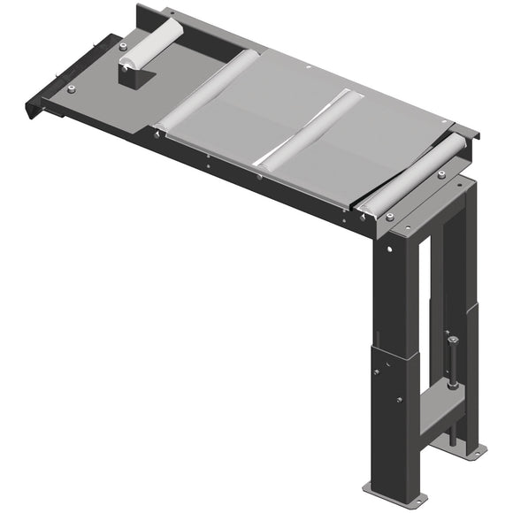 Connection roller conveyor 390 mm, discharge side, for 60° cuts