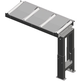 Roller conveyor 1000 x 390 mm, 350 kg/m