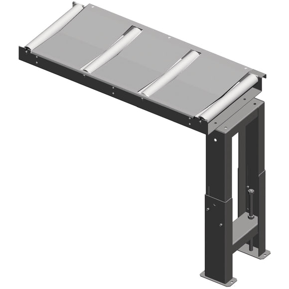 Roller conveyor 1000 x 390 mm, 350 kg/m