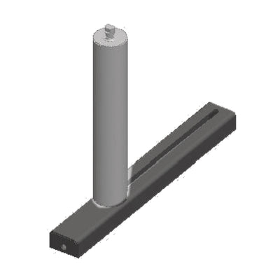 Lateral guide roller 200 mm, movable