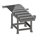 Outfeed roller conveyor for 60 ° cuts-1