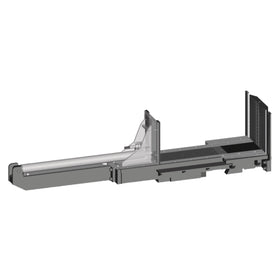 Hydraulic vice behind the cut