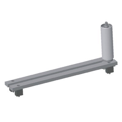 Lateral guide roller rigid