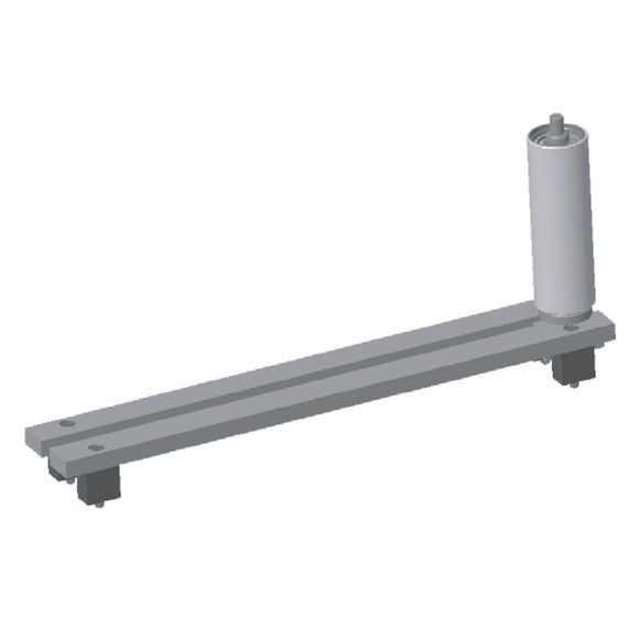Lateral guide roller rigid