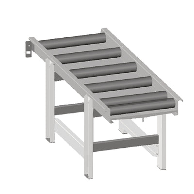 roller conveyor 2000 x 800 mm, 6 rolls