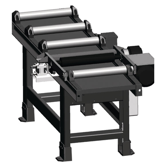 Roller conveyor 2000 x 450 mm, motor