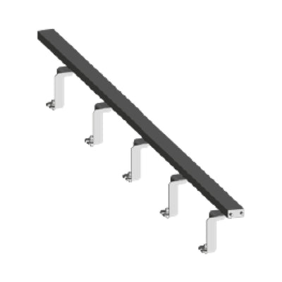 Extension stop rail for stop with digital display 2m, intermediate piece