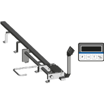 Stop carriage for system with digital display