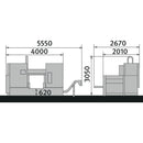 Semiautomatic two-column horizontal metal band saw HMBS 700 x 750 HA X-6