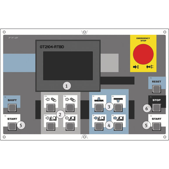 Fully automatic swing frame metal band saw BMBS 360x500 CNC-G