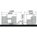 Fully automatic two-column horizontal metal band saw HMBS 850 x 1000 CNC X-4