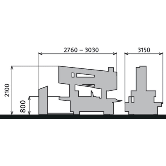 Fully automatic two-column horizontal metal band saw HMBS 340 CNC-DG-X