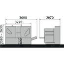 Fully automatic two-column horizontal metal band saw HMBS 4000 CNC X-4