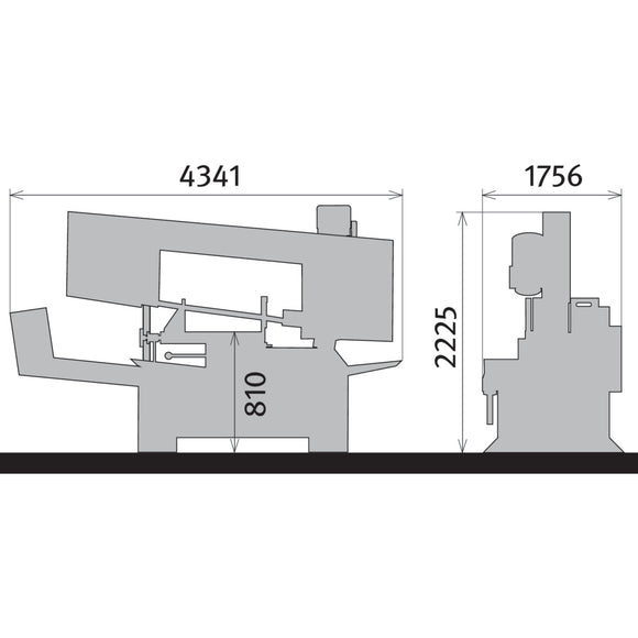 Horizontal metal band saw HMBS 440 HA DG HORIZONT