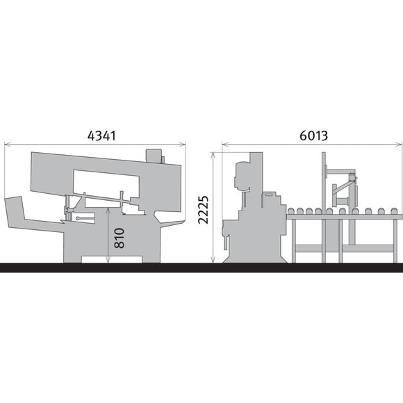 Horizontal metal band saw HMBS 440 CNC X DG 2000 HORIZONTAL
