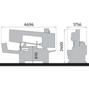 Horizontal metal band saw HMBS 540 HA X DG HORIZONT-3