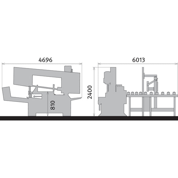 Horizontal metal band saw HMBS 540 CNC DG 2000 HORIZONTAL