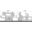 Horizontal metal band saw HMBS 540 CNC X DG 2000 HORIZONTAL-4