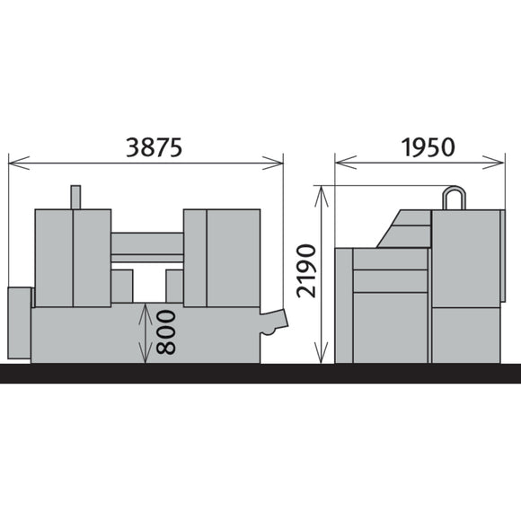 Horizontal metal band saw HMBS 440 CNC CALIBER