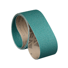 Abrasive belts with cloth backing for stainless steel, unalloyed steel 2000 x 75 mm P80