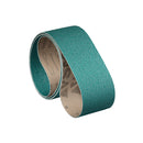 Fabric abrasive belt set for stainless steel, steel, metal universal 1220 x 100 mm-1