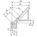 Manual swing bending machine FSBM 1270-20 E-2