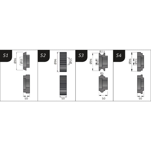 Motorized bead bending machine SBM 300-40 E